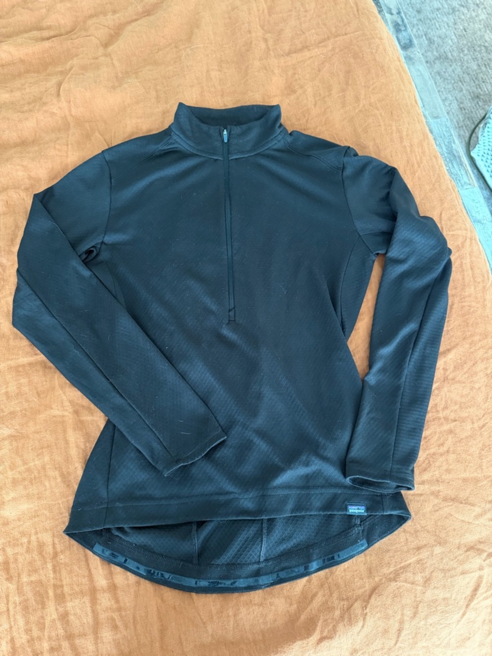Patagonia Black Long Sleeve Bike Jersey